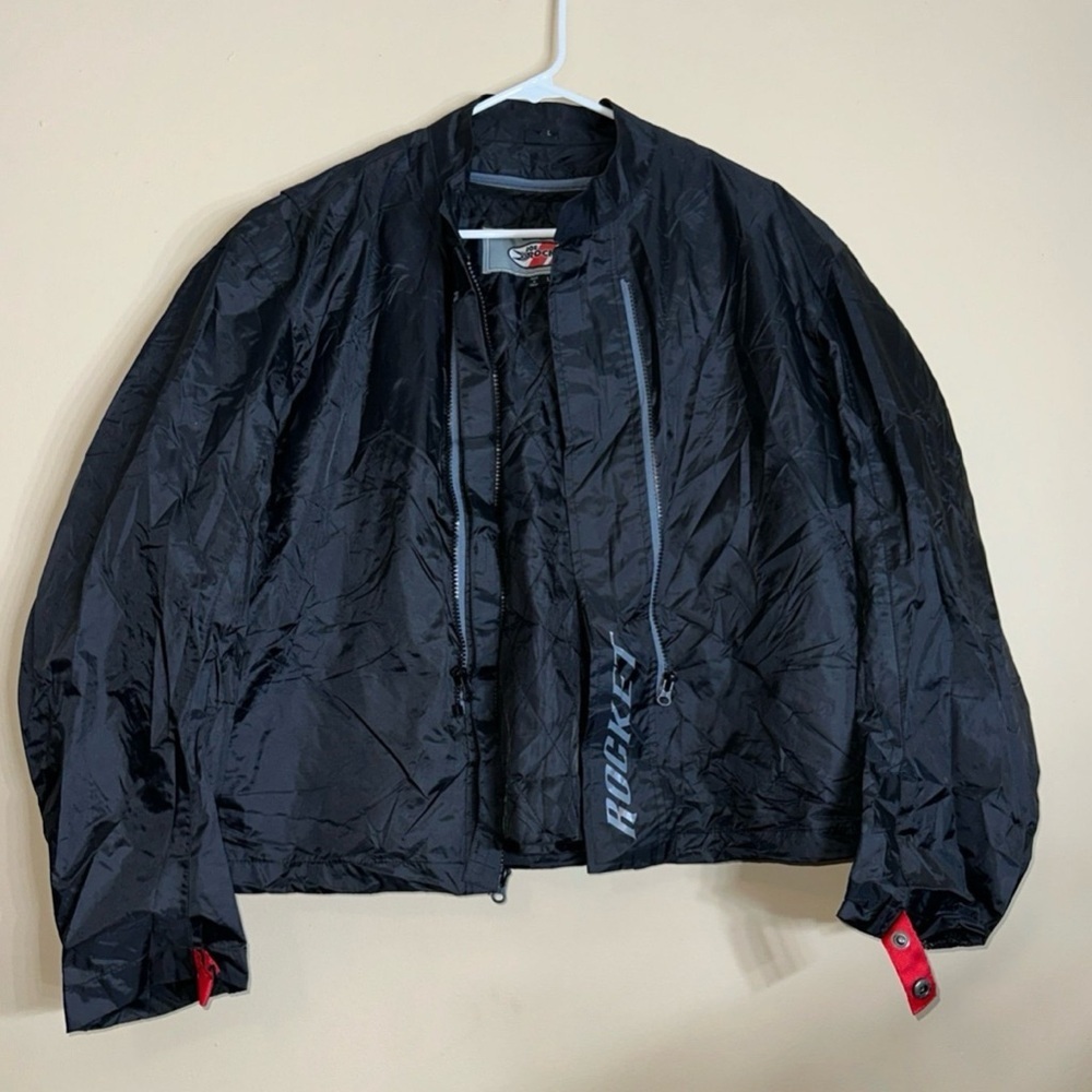 Joe Rocket Black Jacket with Red Logo large